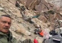 लेह में हेलीकॉप्टर क्रैश, बाल-बाल बचे सेना के 3 अधिकारी